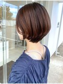ひし形ショートボブ