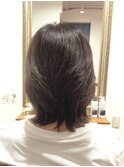 30代40代50代/レイヤーカット/ツヤ髪スタイル/黒髪スタイル