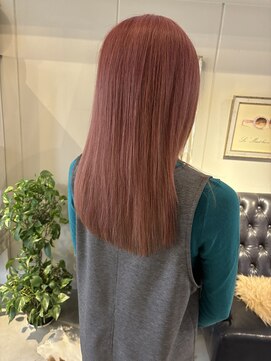 ヘアーデザイン シュシュ(hair design Chou Chou by Yone) ピンクベージュ/ダブルカラー/ブリーチカラー/天神大名カラー