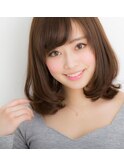 山村/ひし形シルエット外ハネボブ/ストカールボブくびれヘア銀座