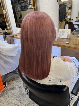 エム(EM) ピンクベージュ/デジタルパーマ/チェリーブラウン/下北沢