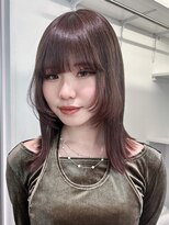 アルバム 渋谷パルコ(ALBUM)&nbsp;美髪おくれ毛韓国顔周りレイヤーヘアロング_ba550591