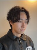 【名古屋丸の内】緩めシャドウパーマメンズパーマメンズカット