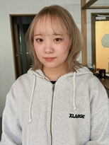 似合わせカットケアブリーチレイヤーカット韓国