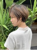 前髪ありショートボブ