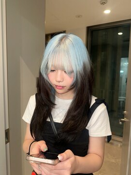 モニカ 原宿店(MONIQA) 水色ルーツ