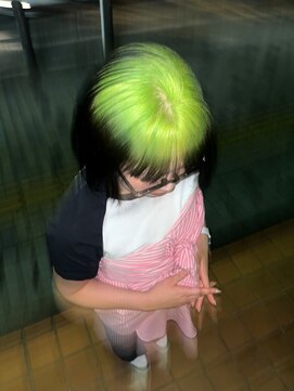 ヴィンスジオ 岐阜駅南(vince gio) Billie Eilish カラー