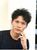 スパイキーアップバング