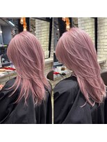 エイトセカンド 新宿三丁目店(EIGHT second)&nbsp;やわらかピンク/レイヤーカット