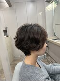 ショートボブ/デジタルパーマ/三軒茶屋