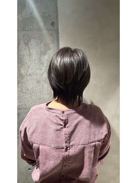 ショートウルフ/大人ショート/簡単スタイリング