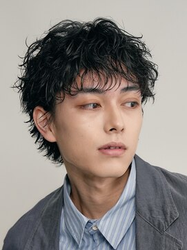 フィフス 渋谷(fifth) センターパートシャドウパーマルーズパーマ波巻きスパイラル渋谷