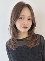 リリット(ReLit)&nbsp;マレットヘアハイライト髪質改善オリーブグレーココアベージュ