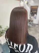 カーキヘアリンク(khaki hair link)&nbsp;ほんのりピンクベージュ×ダブルカラー