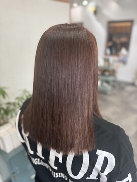 カーキ 甲府(khaki) ほんのりピンクベージュ×ダブルカラー