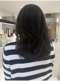 ロングレイヤー　目白　美容室　一戸里奈