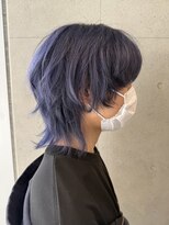 フィッツ(Fits) マッシュウルフ×ネイビー