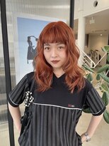 ブランコトレス 鏡島(BLANCO tres)&nbsp;外国人風オレンジブラウン