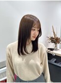 ダークパープル/ナチュラルショート/ミルクブラウン/夏/東戸塚