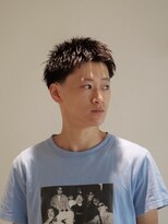 プールサイド(POOLSIDE)&nbsp;スパイキーショート　テーパーフェード　メンズカット　福岡
