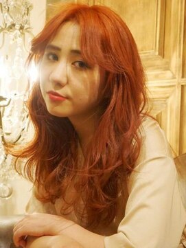 ブロック ジャポン(bloc japon) ボルドーオレンジピンクブラウンミックスのクラシカルロング