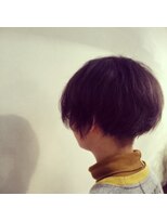 チアロヘアー カリアゲ × 前下がり
