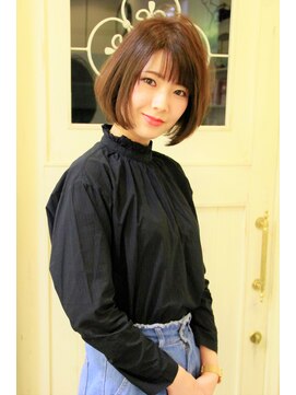 ヘアアンドリラクゼーション ルタ(HAIR＆RELAXATION RUTA) 【RUTA】ゆるふわガーリーボブ♪ヌーディーベージュ☆