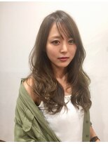 ニコラ(nicola) レイヤーロングくびれ美髪カールシルキーベージュ