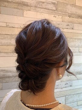 ヘアー サロン フルール(hair salon Fleur) ゆるふわ結婚式アレンジ