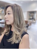 プラチナブロンドバレイヤージュ【自由が丘】【ハイライト】