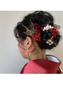 成人式アレンジ