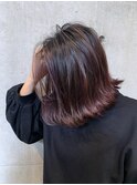 シアーピンク×バレイヤージュ♪