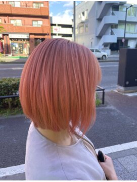 ヘアスタジオ ロメオ(hair studio Romeo) 春色コーラルピンク☆