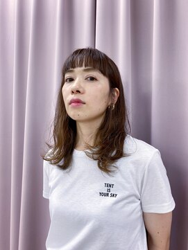 ピエドプールポッシュ(PiED DE POULE POCHE) ワイドバングなセミディー