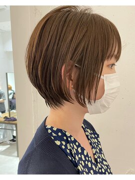 カウチ 板橋本町店(kauti) 丸みショート×ベージュ