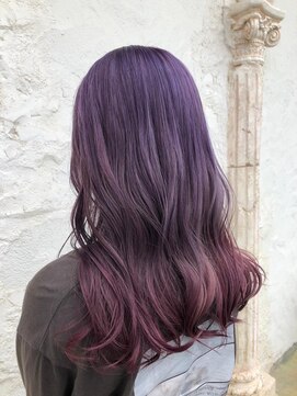 アルピナ 上中居店(alpina) パープル×ピンク グラデーションカラー