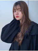 ふわっとパーマ風モテヘアー