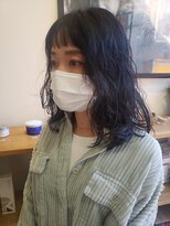 ペネロープ(Penelope) 【新宿penelope】リラクシーウェーブ×眉上バングミディ!