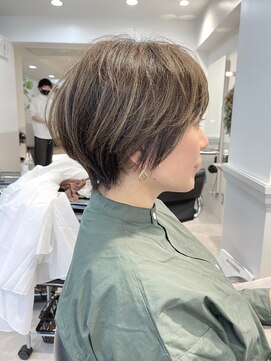 グラフ 銀座(GRAFF) 大人可愛い20代30代40代ハイライト/丸みショート/ショートボブ