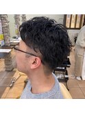 メンズショートパーマ