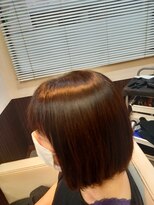 ラ モナ&nbsp;前下がりベーシックワンレングス