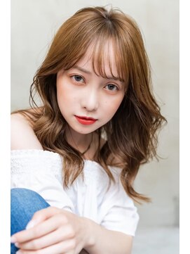 ケイト(kate) 【kate☆大宮】ハニーベージュ×ゆるふわミディ