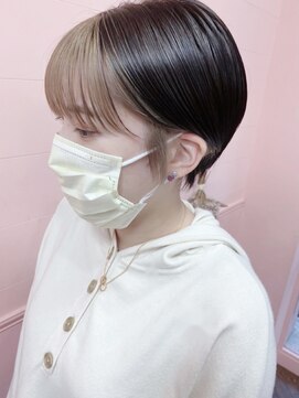 イルウィ(irwi) 【デザインカラー】バングカラー　フェイスカラー　ショートヘア