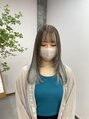 カフネ(cafne) レイヤーカットとデザインカラー