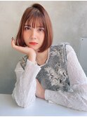 Aimee 町田 ラテブラウン×似合わせボブ