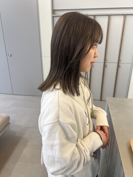 ローレンアオ(LOREN AO) ダブルカラー/ベージュカラー/オリーブ/マロンベージュ/