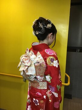 ヒデ美容室 和装ヘアセット