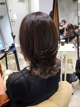 ガーデン オオタカノモリ(garden otakanomori) 30代40代50代艶カラーレイヤー×ひし形シルエットくびれミディ