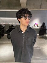 リール(rire)&nbsp;rireニュアンスパーマカルマパーマベリーショートダークアッシュ