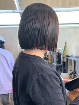 ロンド 表参道店(Lond) ボブ 切りっぱなしボブ